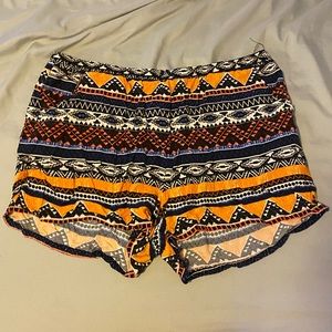 tribal print shorts